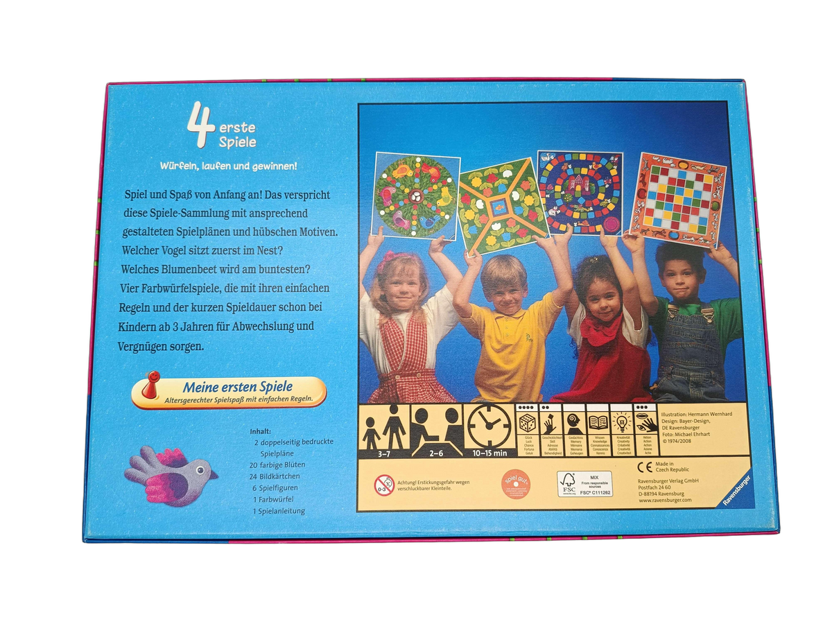 Ravensburger 4 erste Spiele Kinderspiel & Spielesammlung