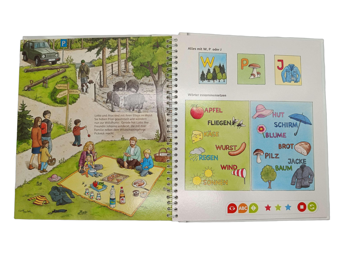 Ravensburger Bundle tiptoi Zauberschule Set von 2 Lernbücher