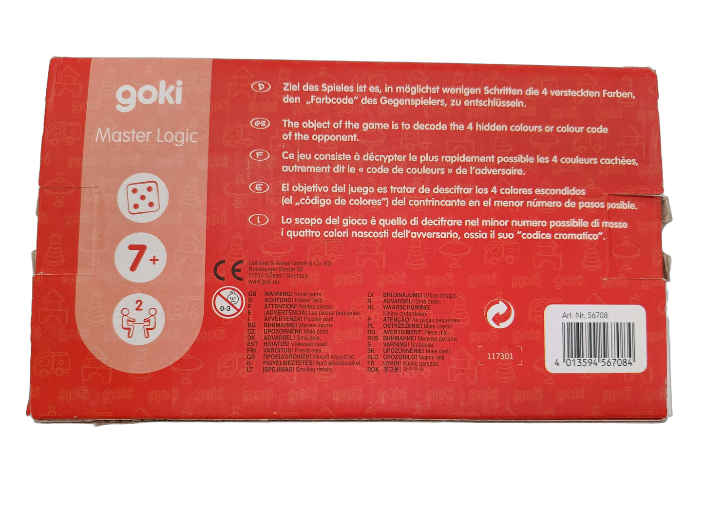 Goki Master Logic 56708 Denkspiel & Logikspiel