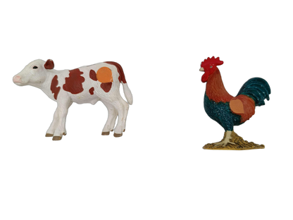 Ravensburger Bundle tiptoi Set von 3 Figuren Dinosaurier & Bauernhof