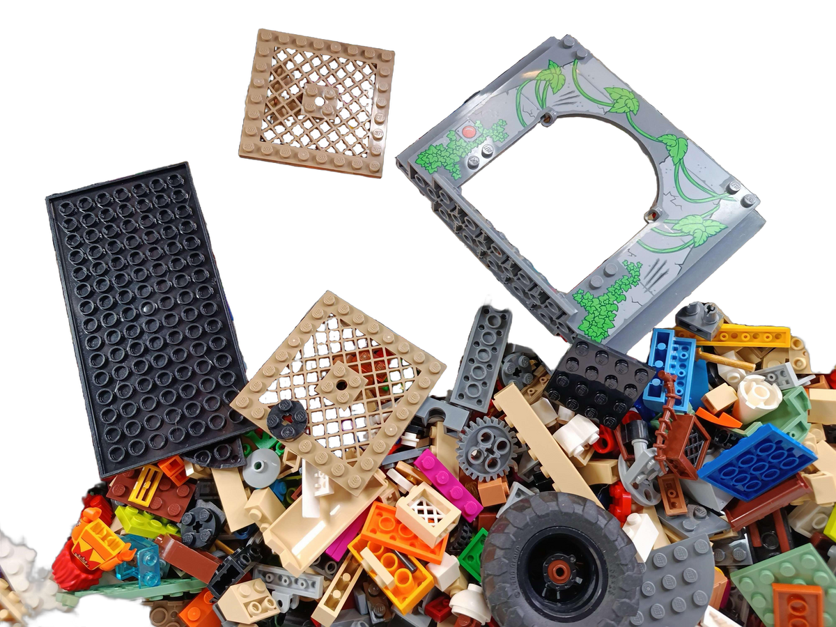 Konvolut LEGO ca. 2,8 kg Bausteine & Grundplatten, ab 6 Jahre