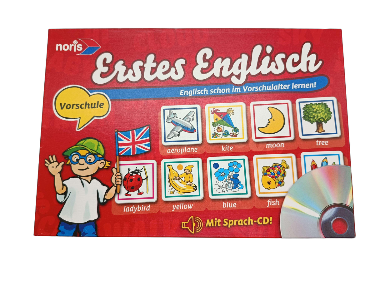 Noris Erstes Englisch mit CD 6361 Lernspiel