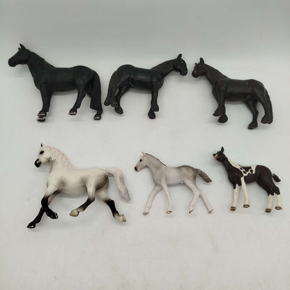 Schleich Bundle Pferde Set von 6 Fohlen & Pferde Figuren