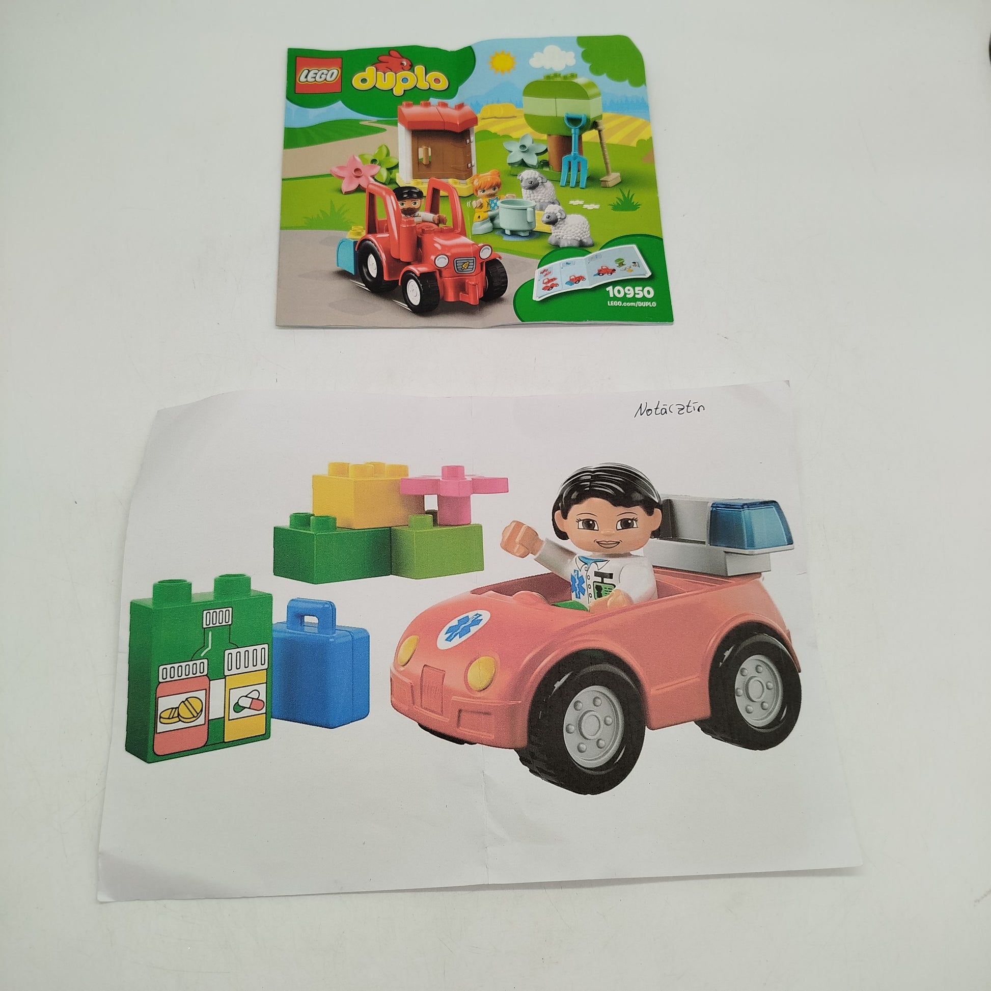 LEGO Duplo Bundle 10950 Traktor & Auto gebraucht ab 2 3 4 Jahre | ✅ geprüft 