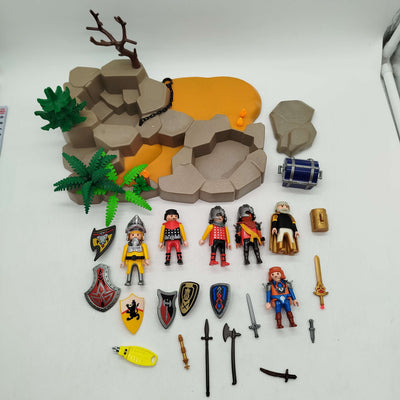 Playmobil Bundle Piraten 3127 Figuren & Felseninsel
