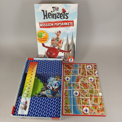 Schmidt Spiele Brettspiel – Die Heinzels: Mission Pupsrakete, OVP