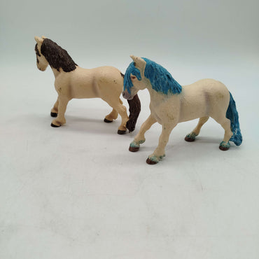 Schleich Bundle Pferde 2x Pferdefiguren, gebraucht, ab 3 4 5 Jahre | ✅ geprüft 