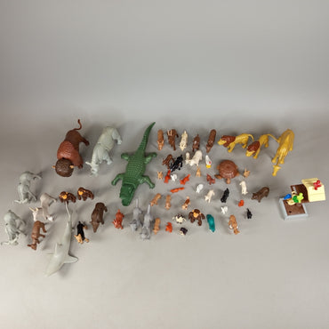 Bundle Playmobil Set Figuren Tiere & Menschen, gebraucht, ab 3 Jahre 