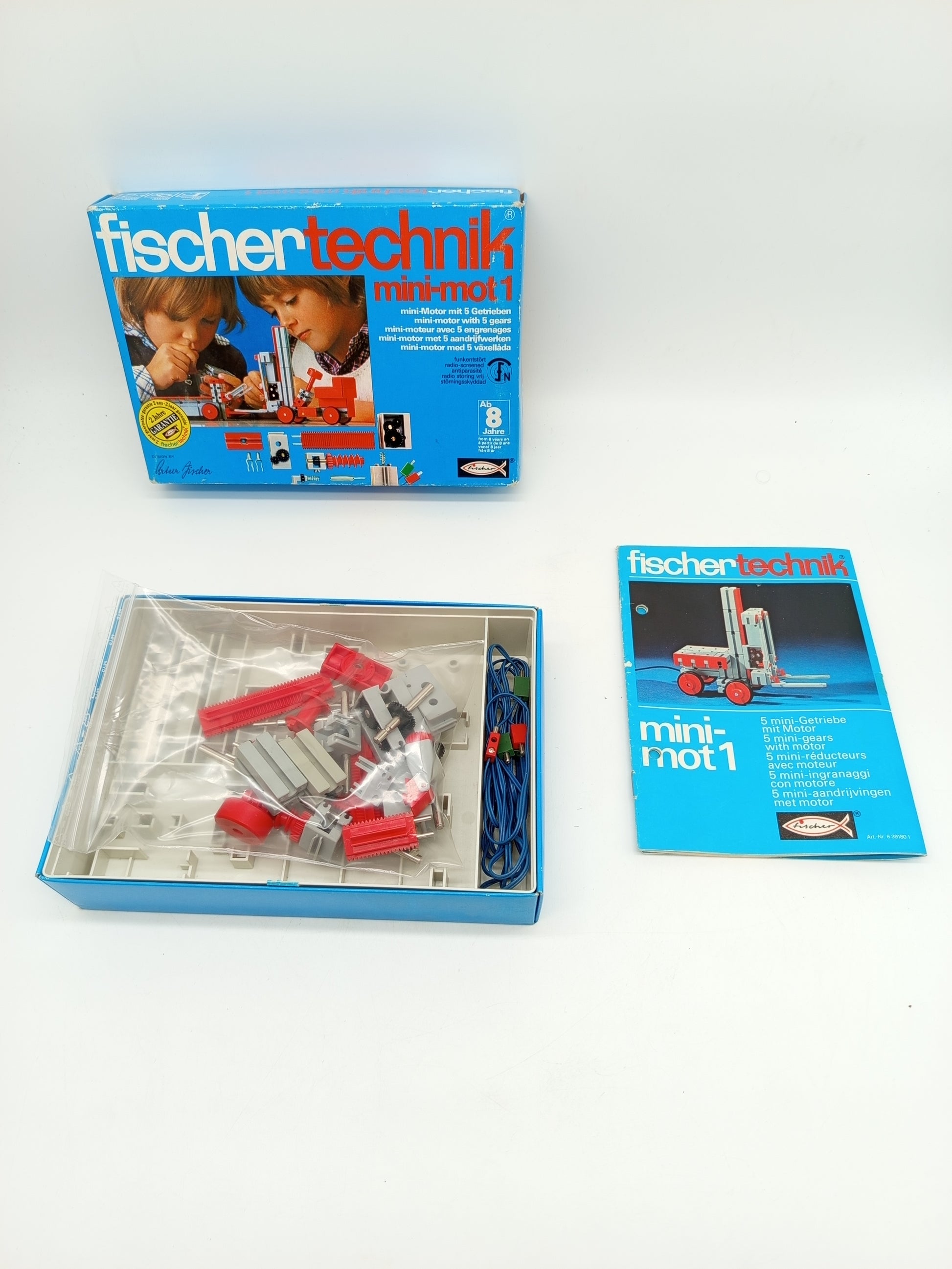 Fischertechnik Baukasten Sets – Statik & Mot Serien, vintage