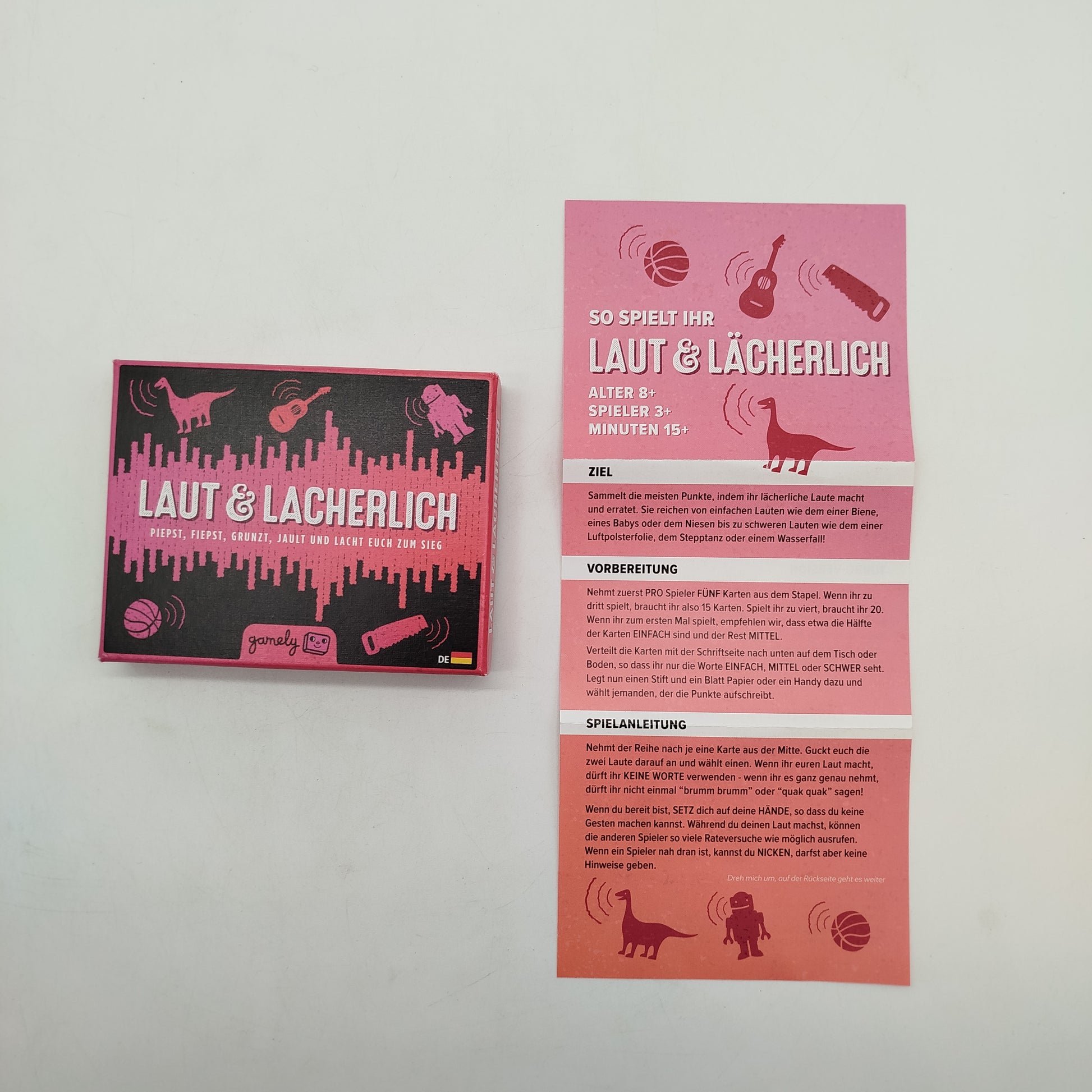 Gamely Games Kartenspiel – Laut & Lacherlich, Familienspiel OVP