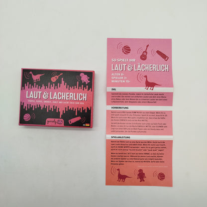 Gamely Games Kartenspiel – Laut & Lacherlich, Familienspiel OVP