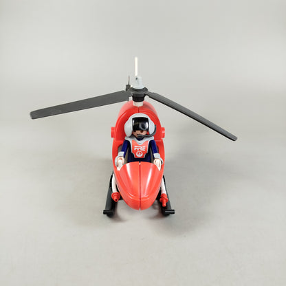 Playmobil Feuerwehr-Hubschrauber 🚒🔥, gebraucht, ab 6 7 8 Jahre | ✅ geprüft 