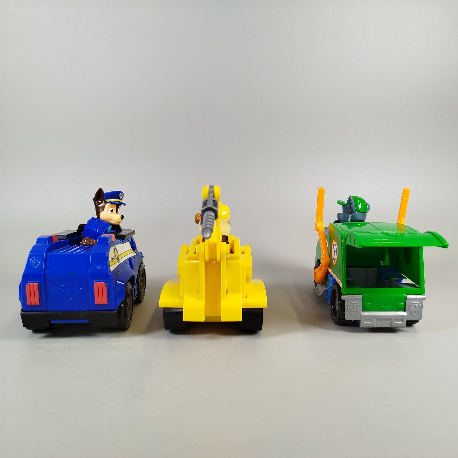 PAW Patrol Fahrzeuge Set von 3 mit Chase, Rubble, Rocky
