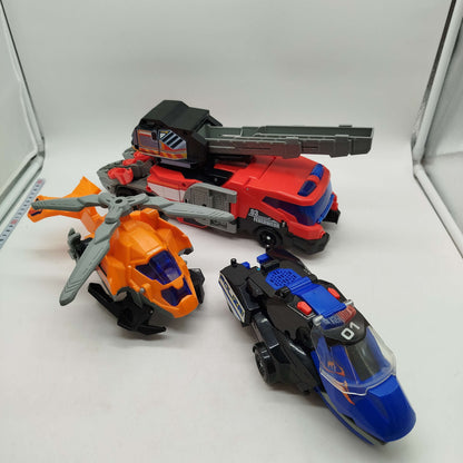 Bundle Feuerwehr Polizei Set von 3 Autos & Helikopter