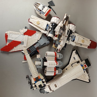 Konvolut LEGO Raumschiffe & Flugzeuge ca. 1 kg, ab 6 7 8 Jahre