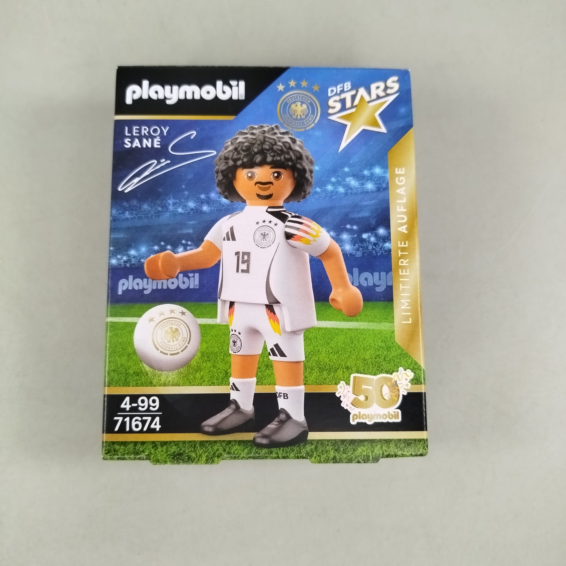 Playmobil DFB Stars Leroy Sané Figur 71674, neu, ab 6 Jahre 