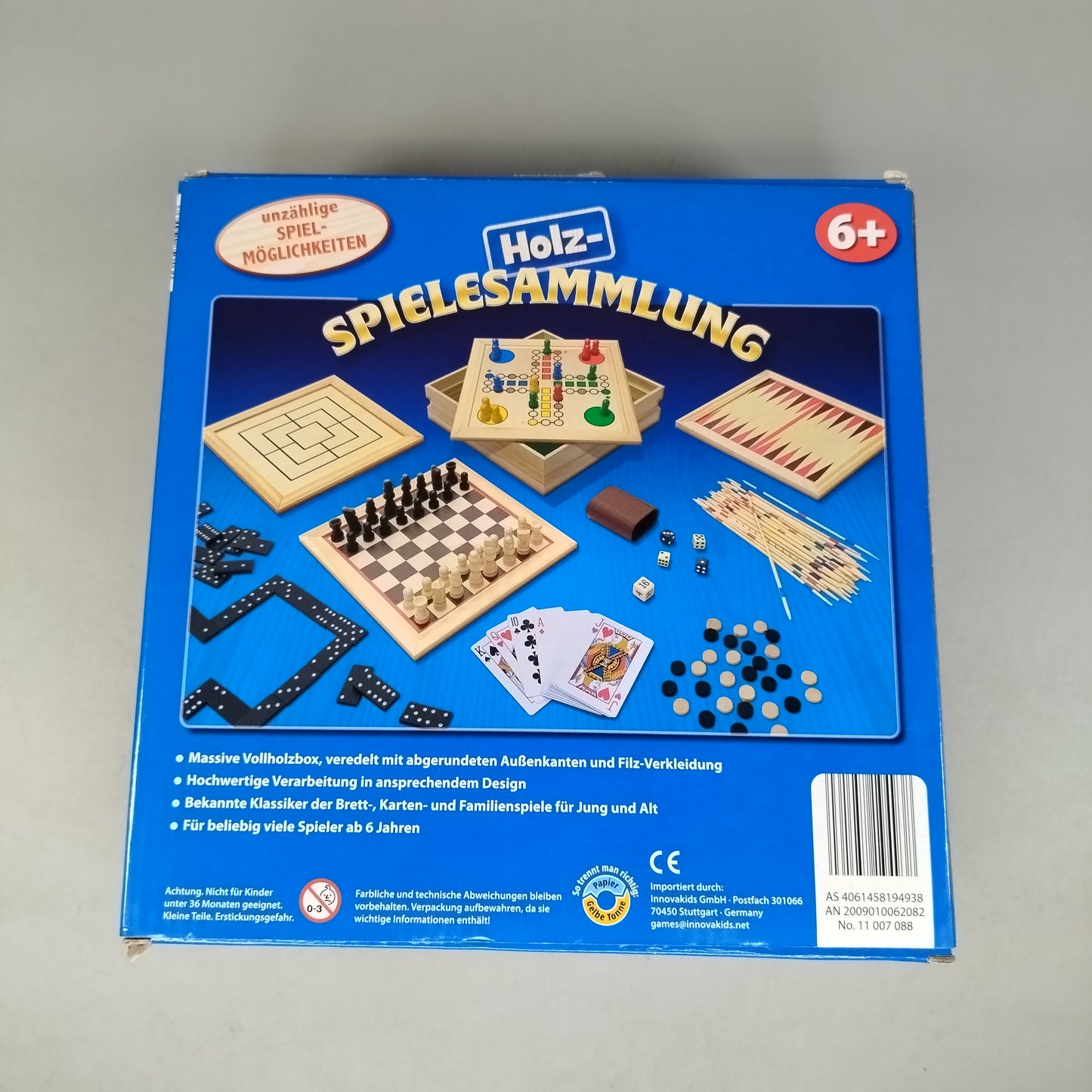 Holz-Spielesammlung Brettspiel