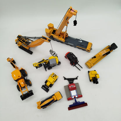 SIKU Bundle Baustelle Set von 10 Bagger & Kran