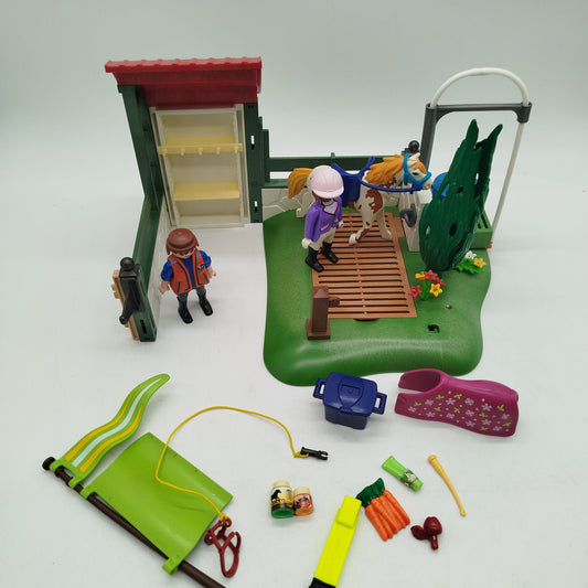 Playmobil Pferdewaschplatz 6929 Set, gebraucht, ab 6 7 8 Jahre | ✅ geprüft 