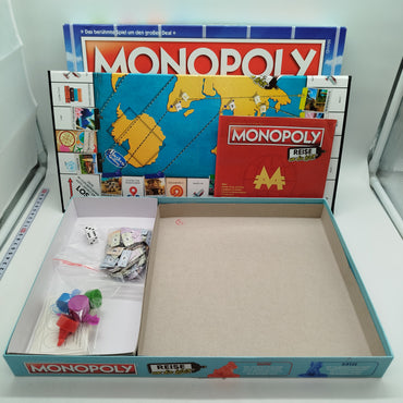 Monopoly Reise Welt F40071010 Brettspiel gebraucht ab 6 7 8 Jahre | ✅ geprüft 