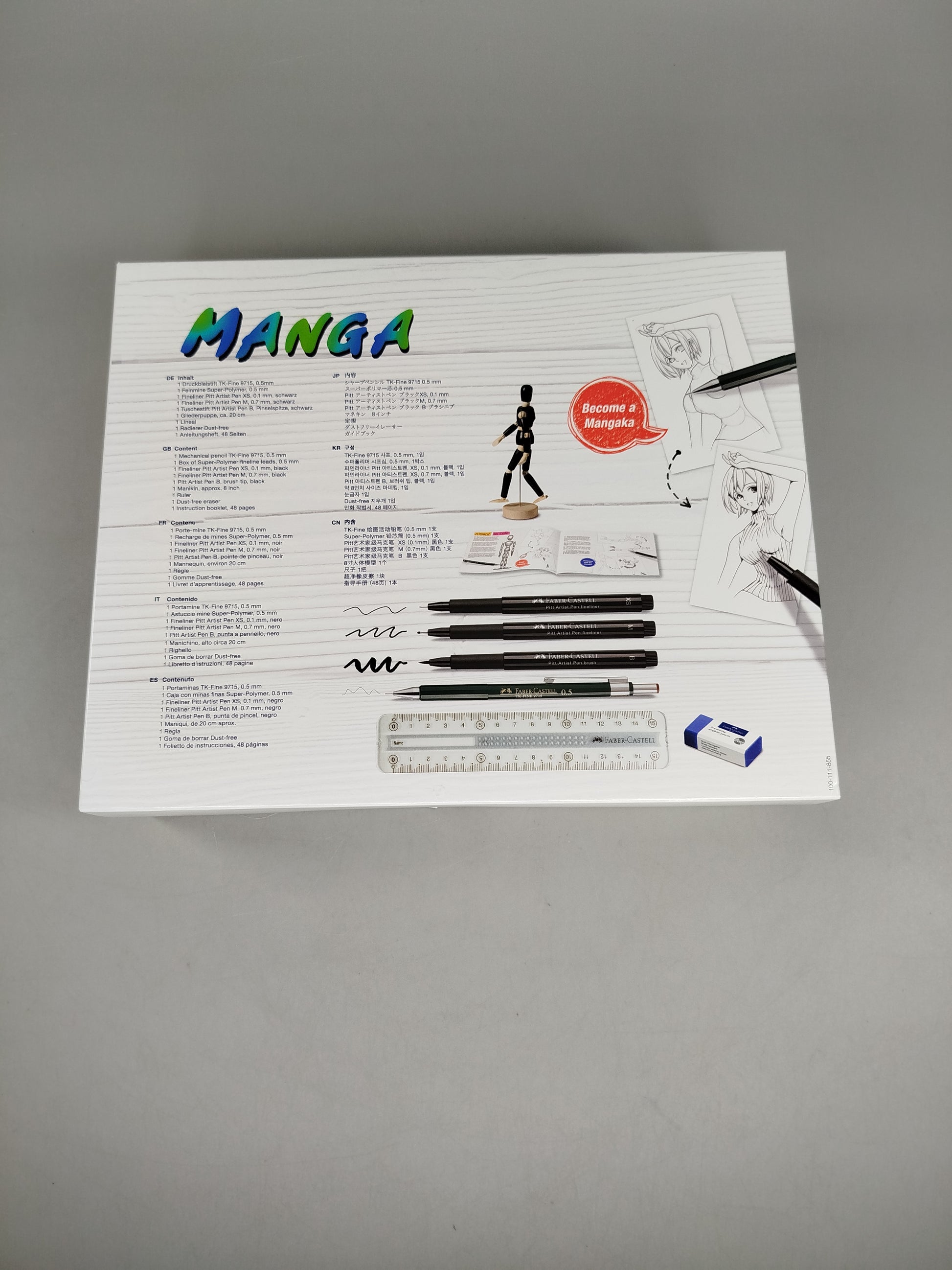 Faber-Castell Manga Starter Set – Kreatives Zeichen-Set, OVP