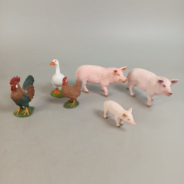 Schleich Bundle Tierfiguren Löwe & Bauernhof ab 3 4 5 Jahre | ✅ geprüft 