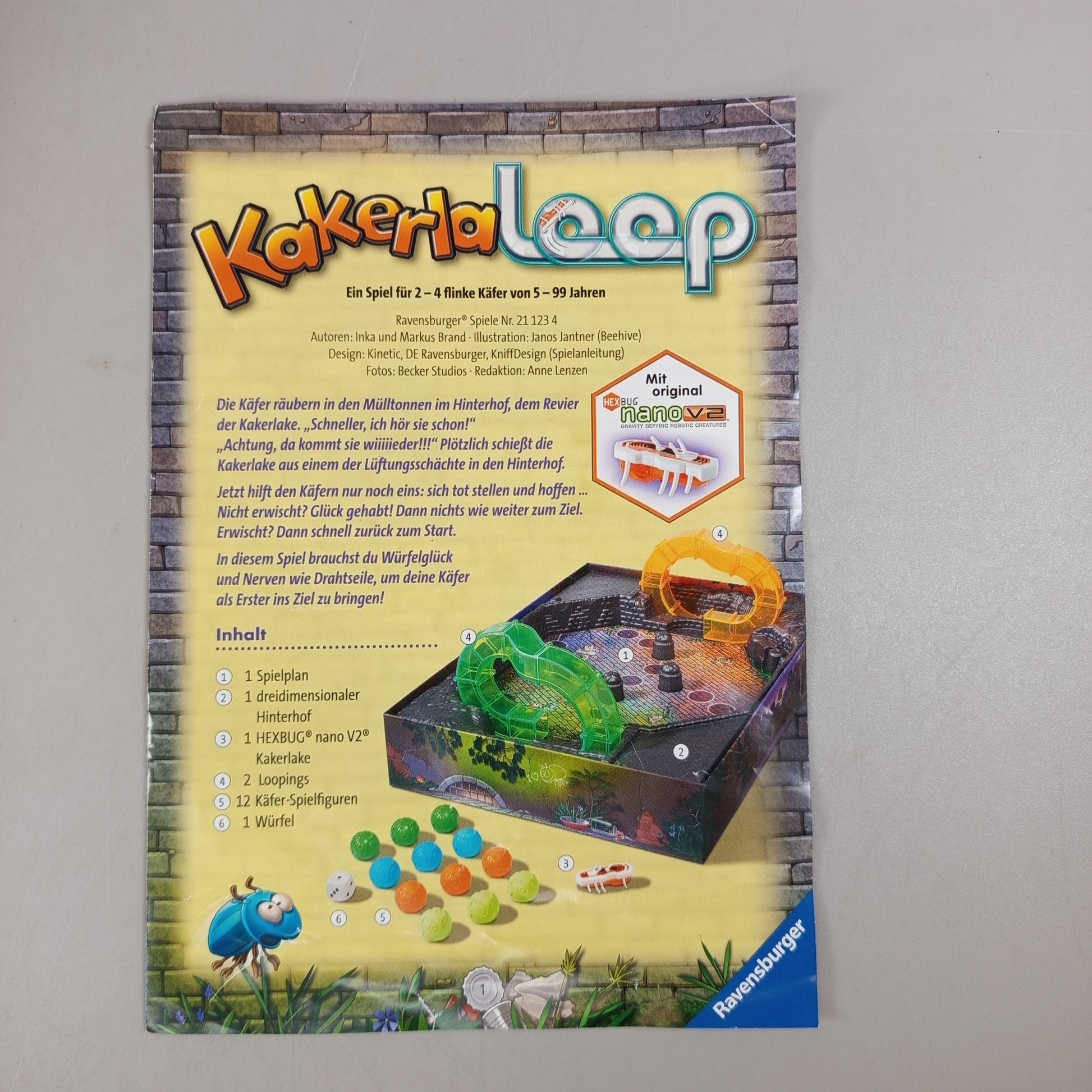 Ravensburger Brettspiel – Kakerlaloop, OVP