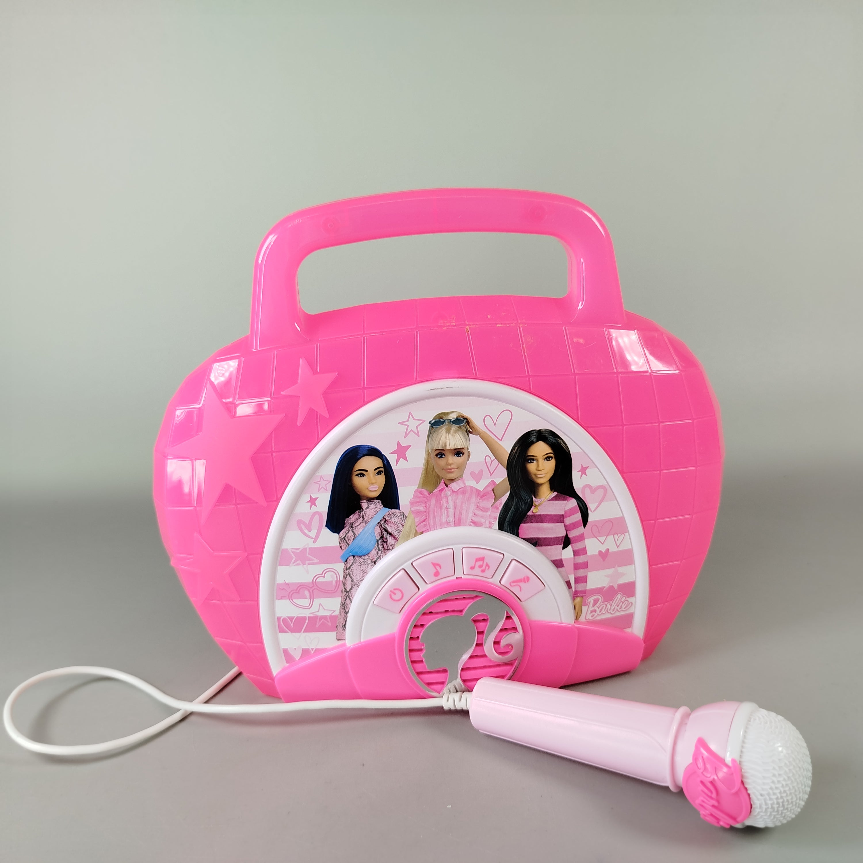 Barbie Musikanlage – Karaoke Set mit Mikrofon, wie neu