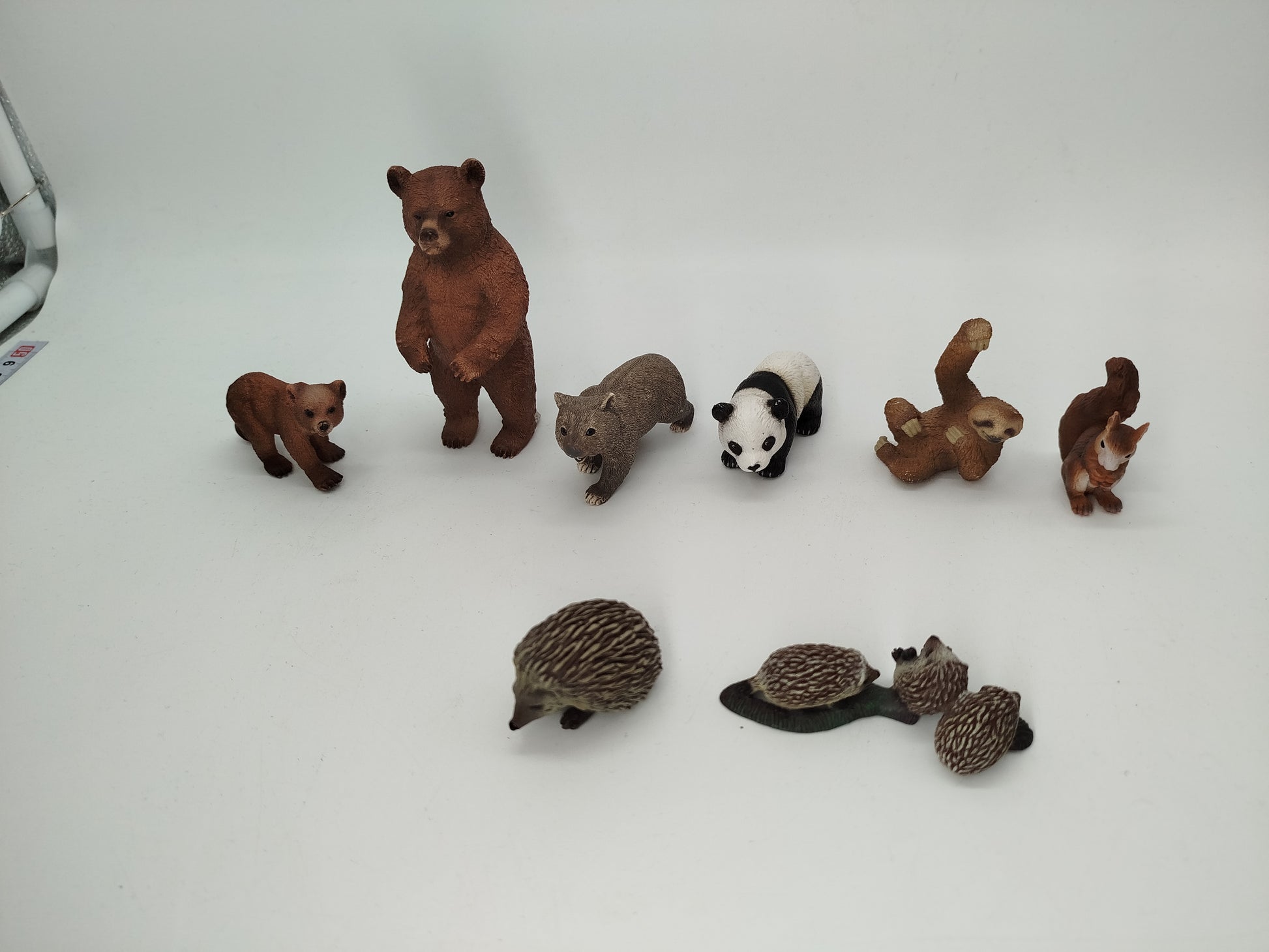 Schleich Tierfiguren Set von 8 – Braunbären, Panda & mehr