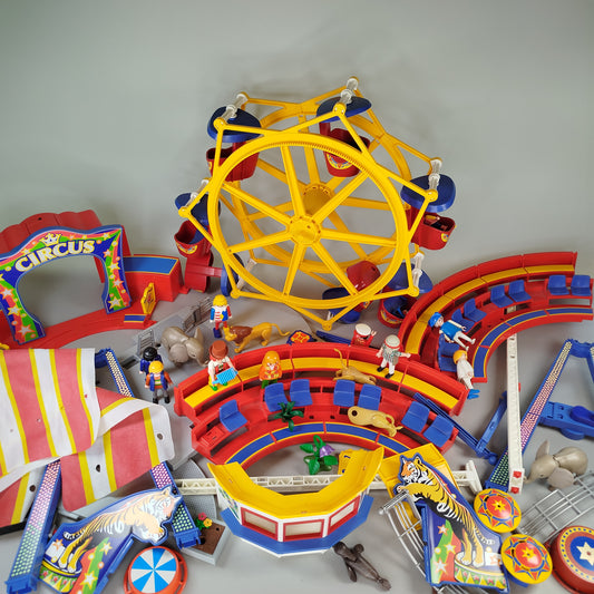 Playmobil Zirkus Konvolut – Riesenrad 5552 & Zirkus 3553, gut