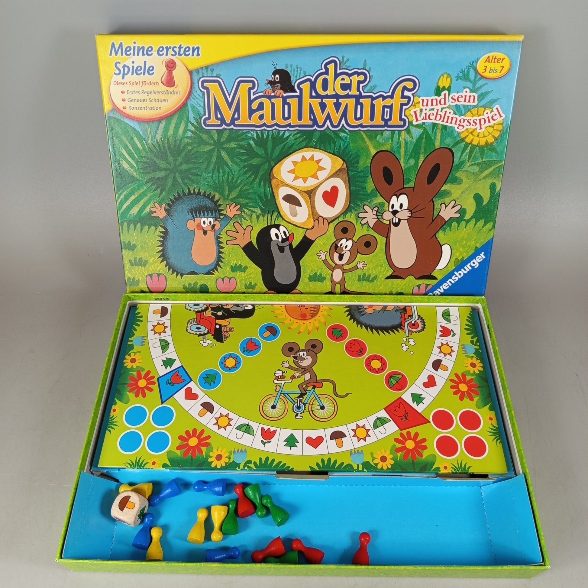 Ravensburger Bundle Maulwurf Brettspiel, gebraucht, ab 3 4 5 Jahre | ✅ geprüft 