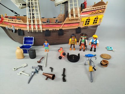 Playmobil Piratenschiff 🙂🏴‍☠️, gebraucht, ab 3 4 5 Jahre | ✅ geprüft 