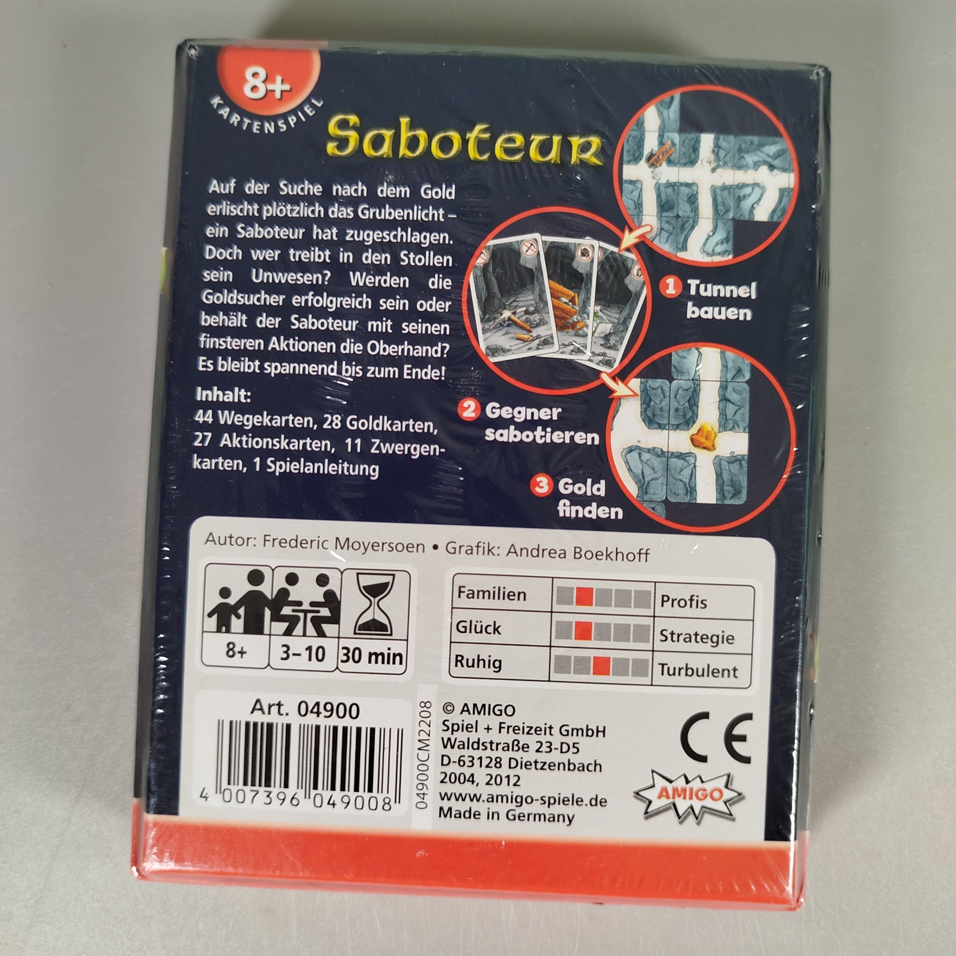 Kartenspiele Set - Saboteur, Kniffel und Magischer Nähspaß Karajan