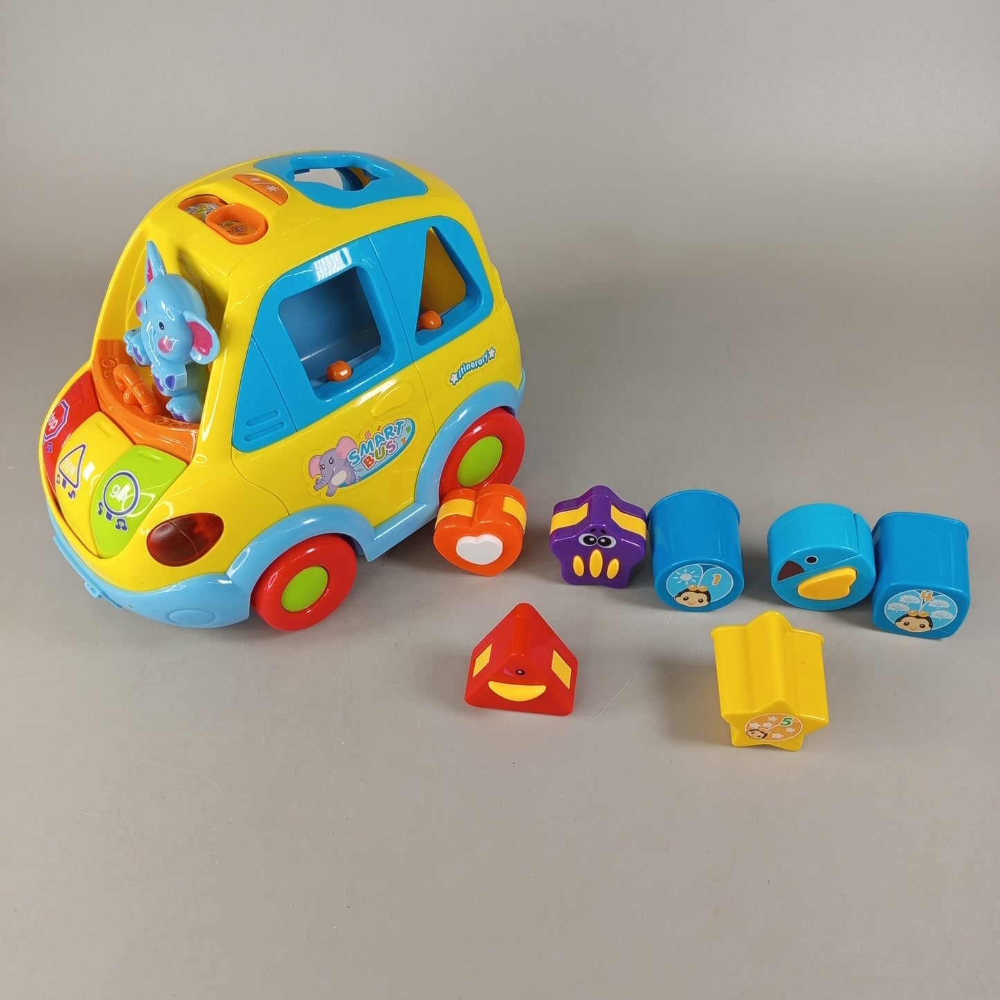HuiLe Toys SMART BUS Lernbus mit Musik & Formen