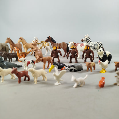 Playmobil Bundle Tiere Set von 42 Figuren & Zubehör, ab 3 4 5 Jahre|✅ geprüft 