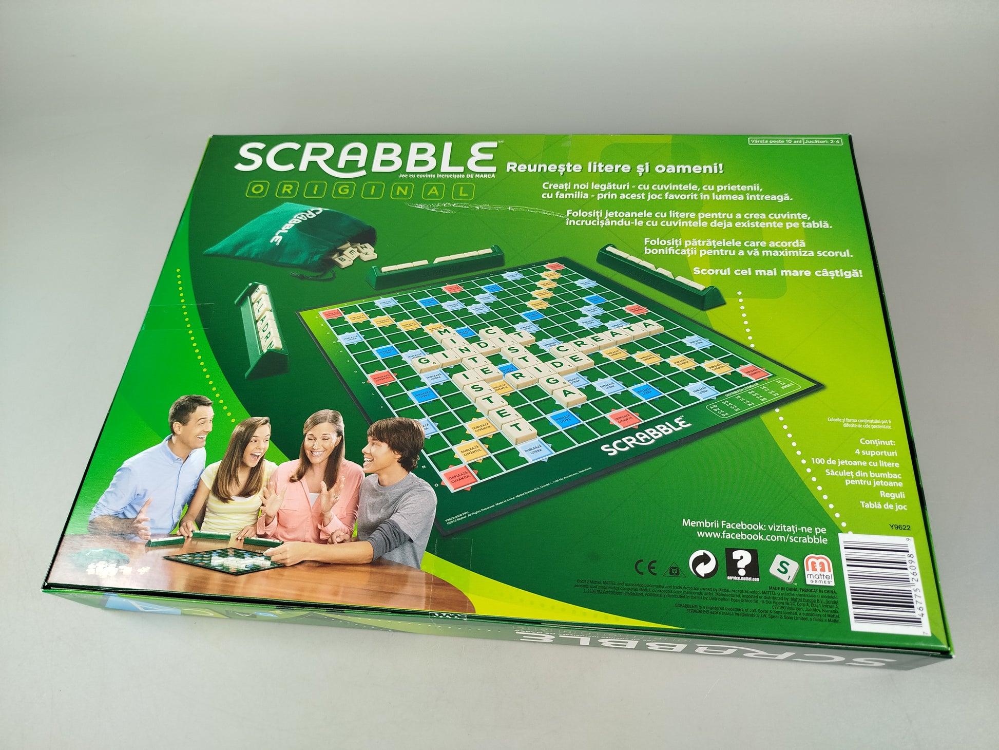 Scrabble Brettspiel Original – rumänische Ausgabe, OVP