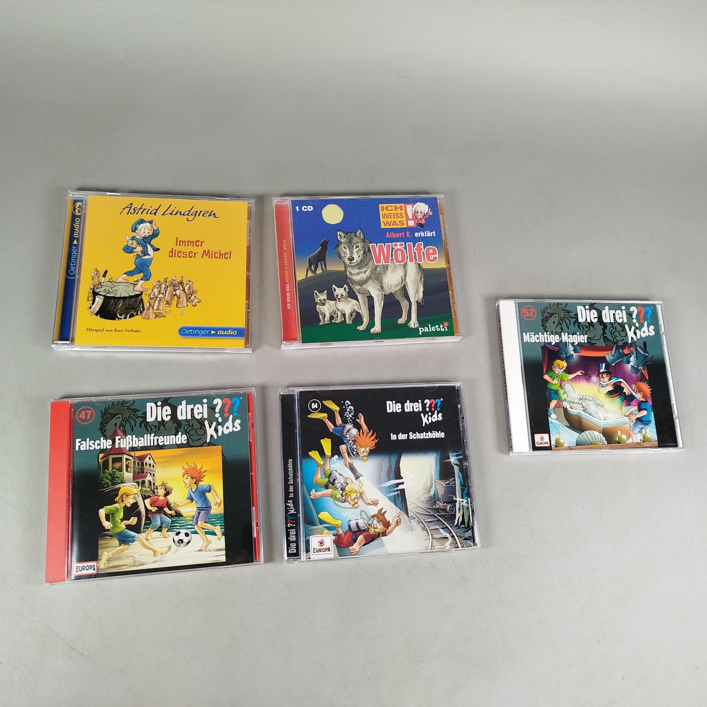 Bundle Die drei ??? Kids & Michel Set von 5 Hörspiel CDs