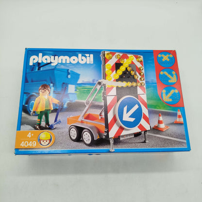 Playmobil Bundle 4049 Warning Light Trailer Anhänger