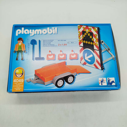Playmobil Bundle 4049 Warning Light Trailer Anhänger