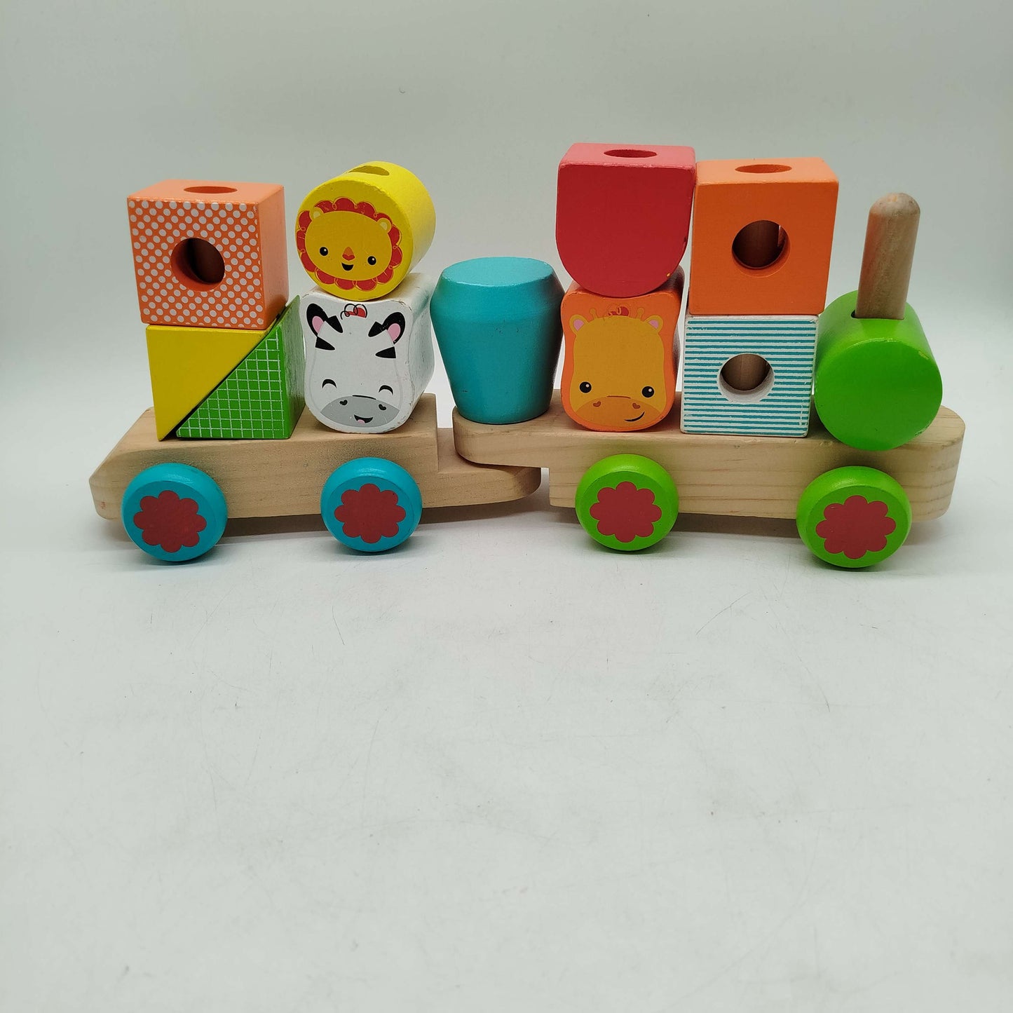 Fisher-Price Holz Tiermotive Steckzug, gebraucht, ab 1 2 3 Jahre | ✅ geprüft 