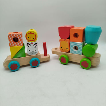Fisher-Price Holz Tiermotive Steckzug, gebraucht, ab 1 2 3 Jahre | ✅ geprüft 