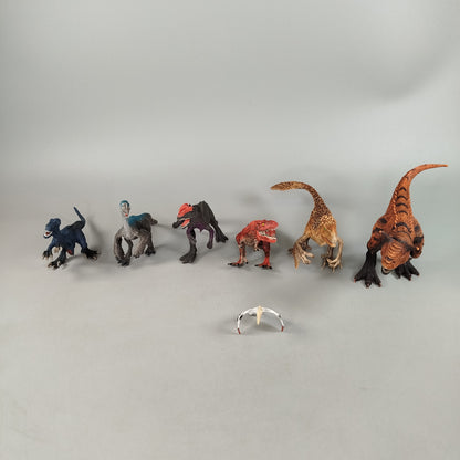 Schleich Dinosaurier Figuren Set von 7 – mit Raubsauriern & Flugsaurier