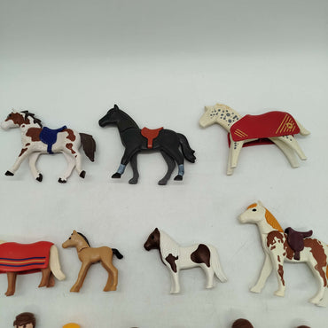 Playmobil Bundle Reiter Set von 15 Reiter&Pferde ab 3 4 5 Jahre | ✅ geprüft 