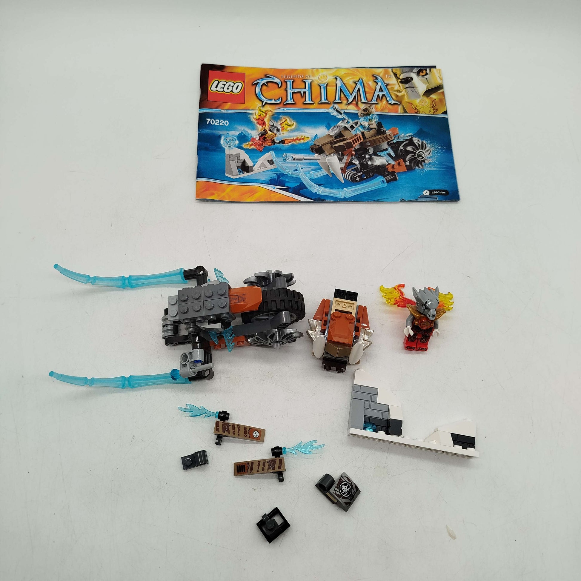 LEGO Chima 70220 Säbelzahnmotorrad 🧱✨, gebraucht, ab 6 7 8 Jahre | ✅ geprüft 
