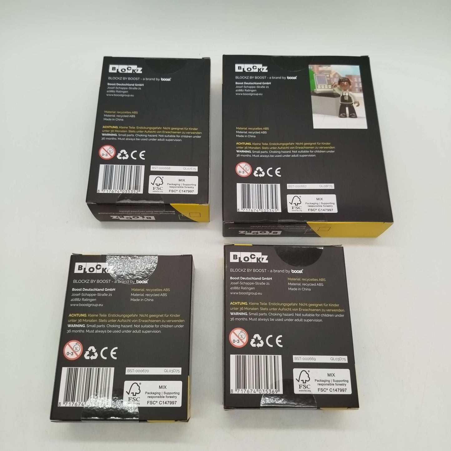 Boost Bundle BLOCKZ Edeka Supermarkt & LKW Set von 6 Klemmbausteine Neu