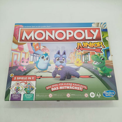 Hasbro Monopoly Junior 2-in-1 Brettspiel F8665