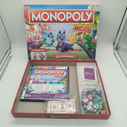 Hasbro Monopoly Junior 2-in-1 Brettspiel F8665