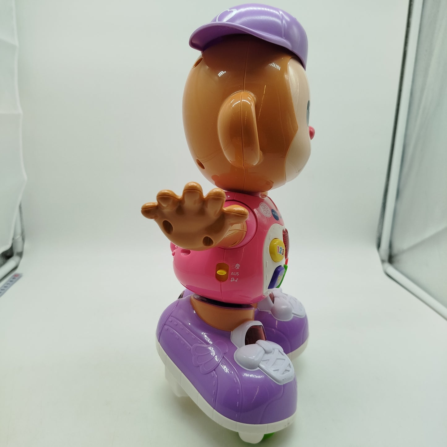 VTech Interaktiver Lernaffe – Elektronisches Lernspielzeug mit Musik