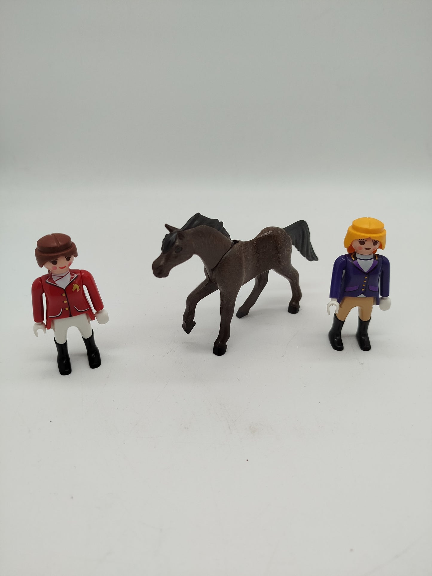 PLAYMOBIL Playmobil Country – 2 Figuren, 1 Pferd und Hindernisse