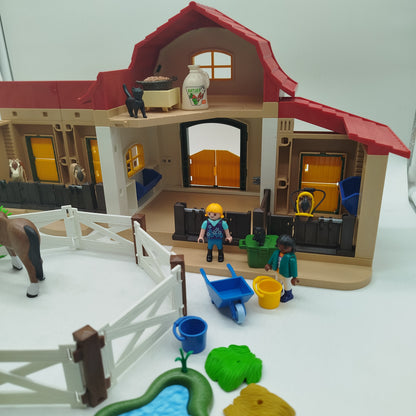 Playmobil Ponyhof 6927 Spielset, gebraucht, ab 6 7 8 Jahre | ✅ geprüft 